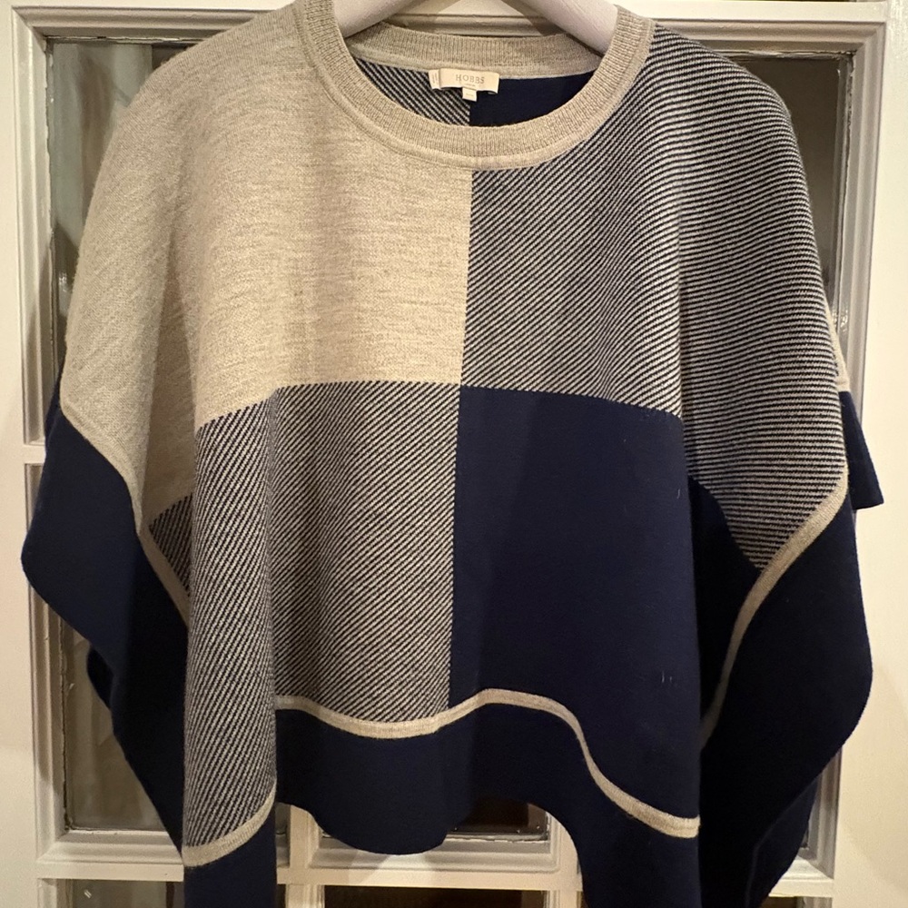 Hobbs London Colorblock Poncho